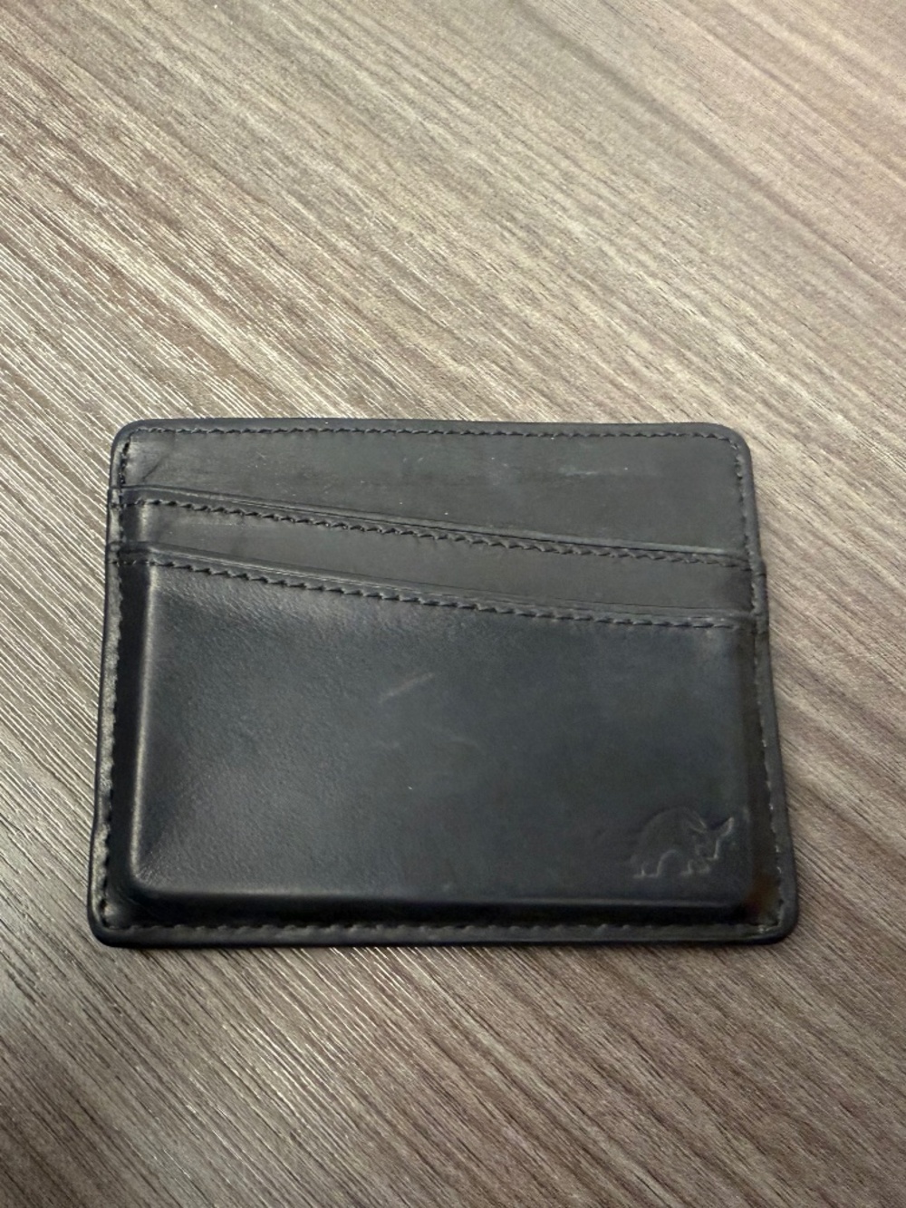 Bullstrap Leather Wallet - Black - Card Holder Minimalist Everyday Carry